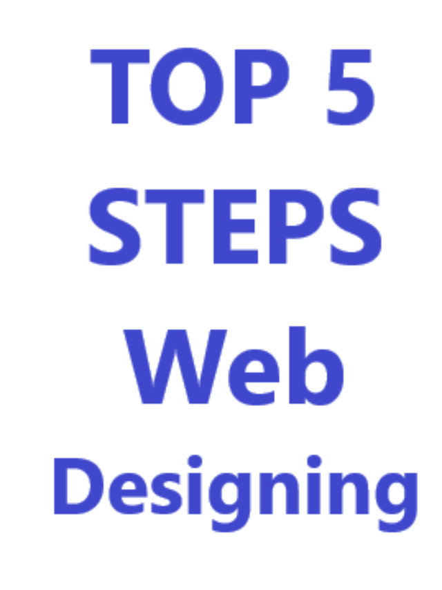 Top 5  Steps  Web Designing Process [2023].