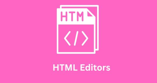 Html editors