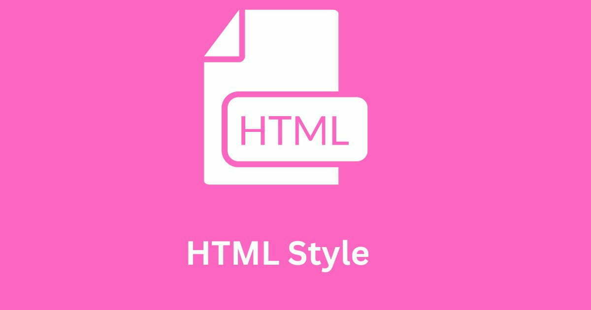html style
